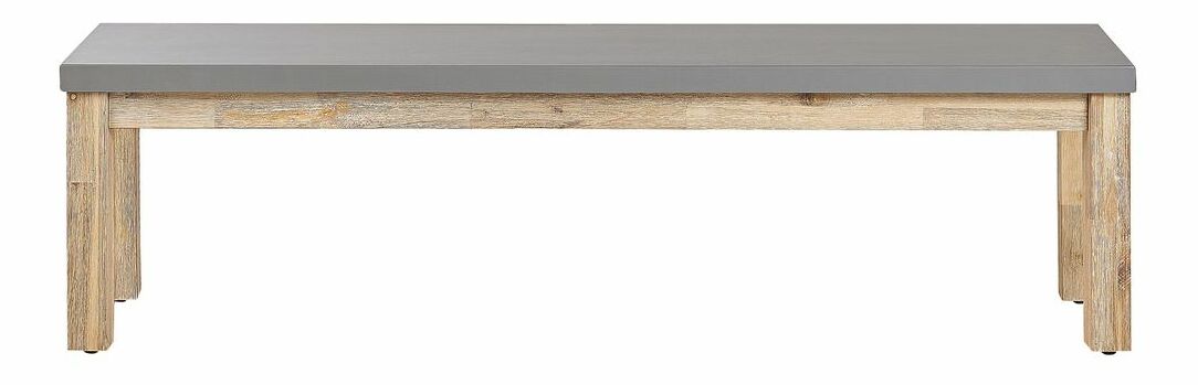 Záhradná lavica 160 cm Orlando (sivá)