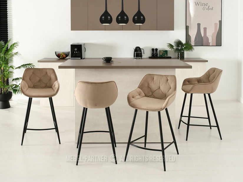 Scaun Lars (bej + negru)