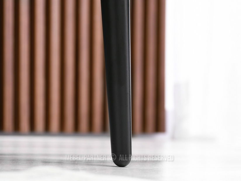 Stolić za kavu Randolf S (bijelo drvo + crna)