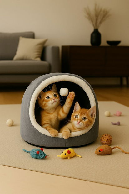 Peliešok pre mačky Alasia (sivá)