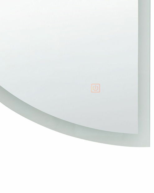 Nástenné zrkadlo Bridgette (strieborná)