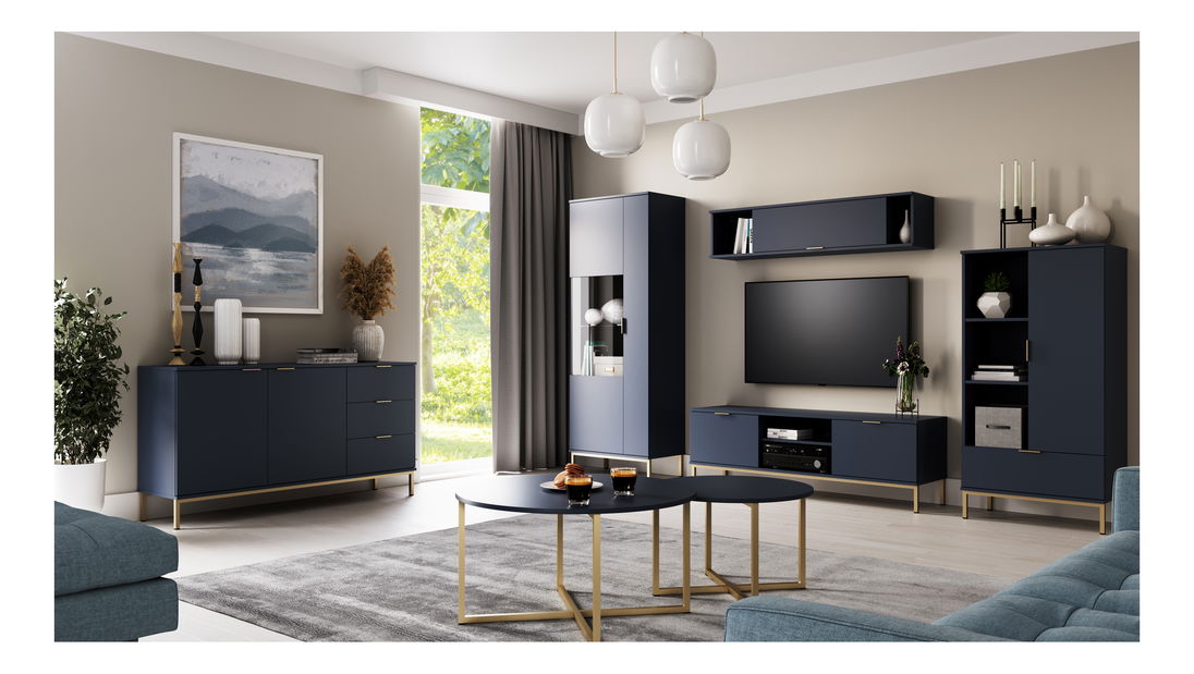 Vitrína Punta WIT70 (grafit)