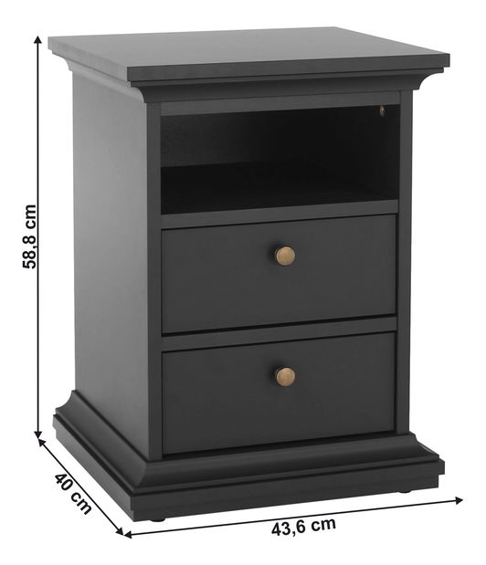 Noćni stolić Phung (siva)