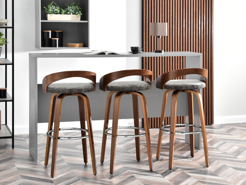 Szék Haime (dió + króm)