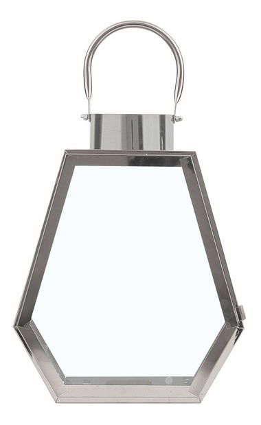 Felinar CRETA 46 cm (oțel inoxidabil) (argintiu)