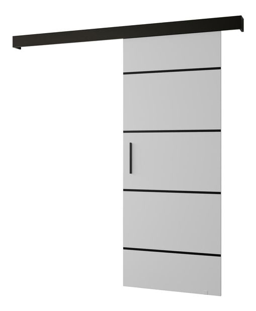 Uși culisante 70 cm Slavdro 4 (alb mat + negru mat)