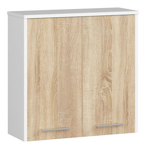 Zidni kupaonski ormarić Farid tip5 (bijela + hrast sonoma)