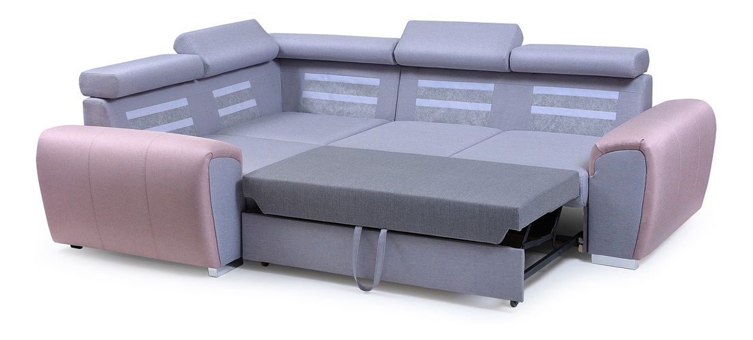 Set colțar fotoliu Wen (violet + roz) (S)