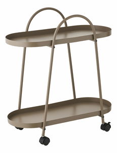 Príručný vozík Elveria (hnedá)