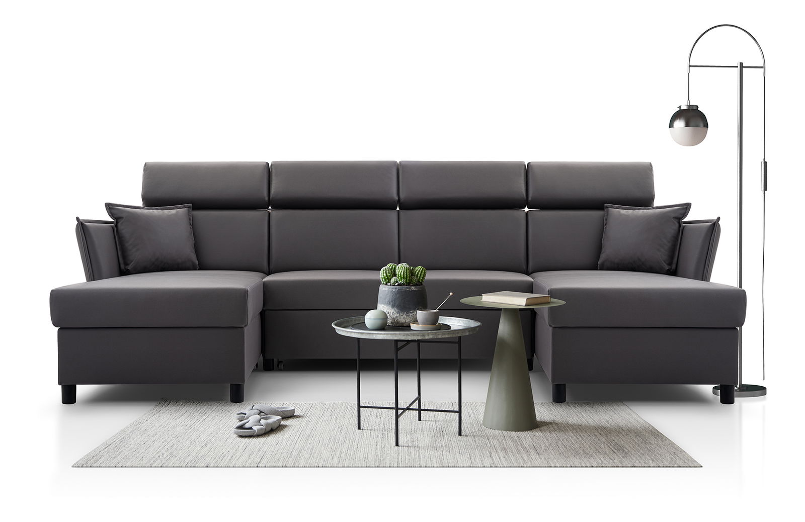 Sarokkanapé Moria U (barna) (B)