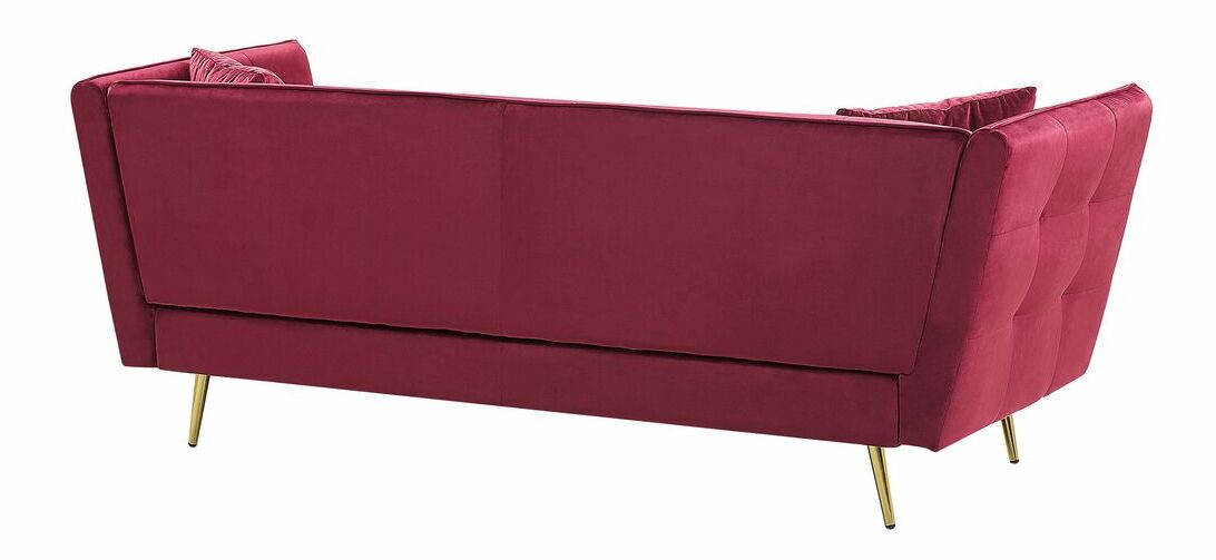 Canapea 3 locuri FERICA (roșu închis)