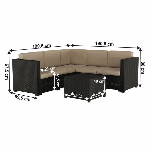 Vrtni set 2 Tempo Kondela Meritta