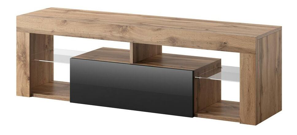 Dulap TV Bionca (stejar lancelot + negru)