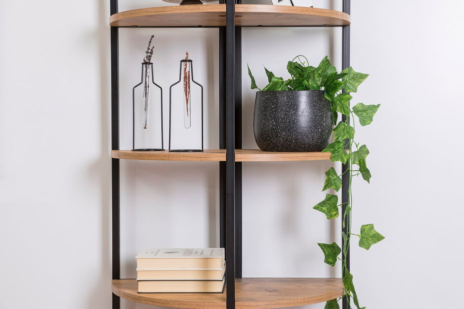 Regál Punale 3 (atlantická borovica + čierna)