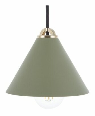 Závesná lampa Agron (olivovo zelená)