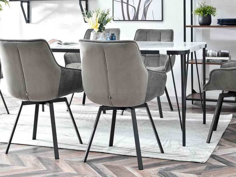 Stolica Aranbura (siva + zlatna)