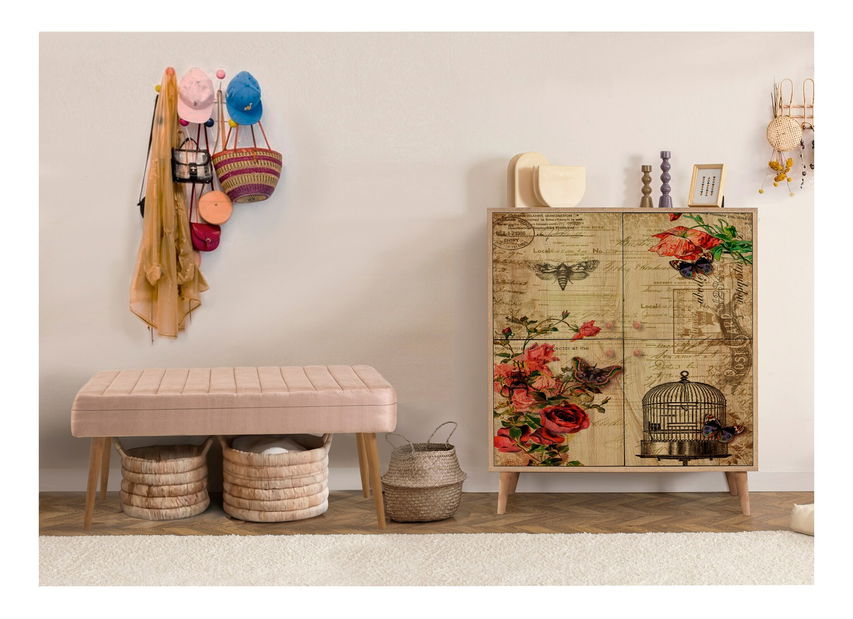 Predsoblje Maluxe 734 (hrast sonoma + kamen)