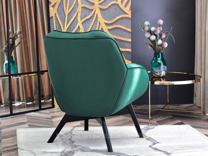 Dizájnos fotel Merch (tölgy)