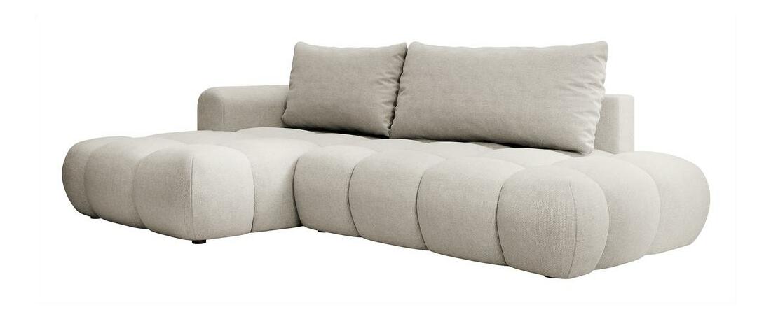 Kutna garnitura Ombre (L) (svijetlosiva + crna)