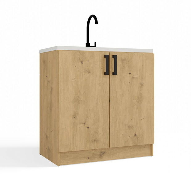 Dulap inferior de bucătărie Katiossa 1 (stejar artisan)