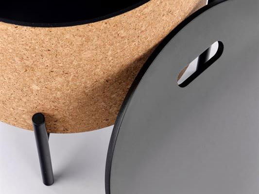 Masă de cafea Shae (Natural + Negru)