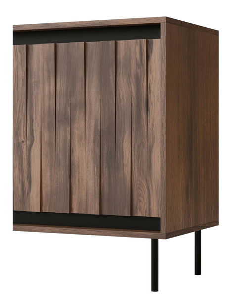 Ormarić Sting KM1 (orah + crna)