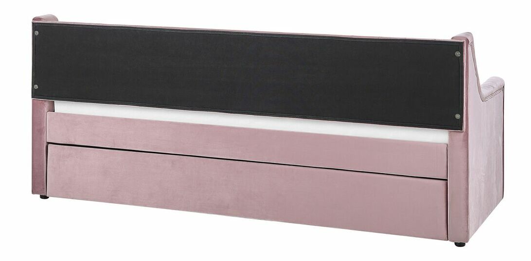 Rozkladacia posteľ 90x200 cm Maisha (ružová)