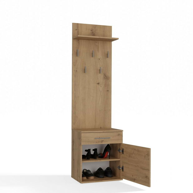 Set mobilier hol Dialogos 2 (stejar artisan)