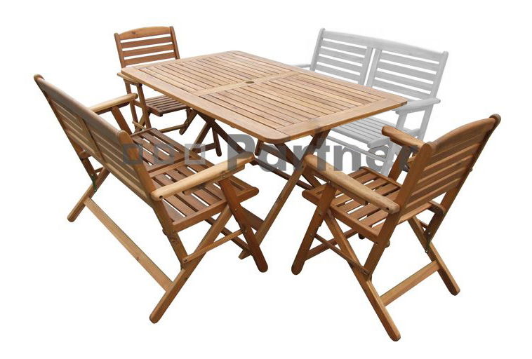 Záhradný nábytok Westminster 1+2+1 (Akácia)