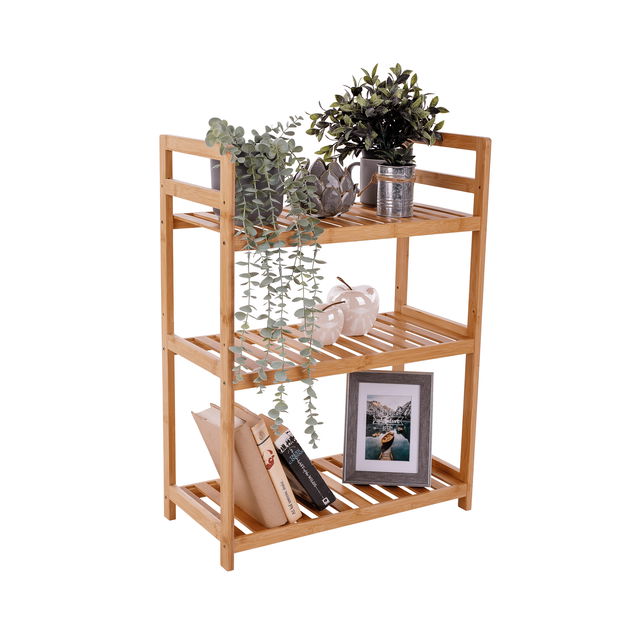 Regál 3-polcos Andor TYP 1 (természetes bambusz)