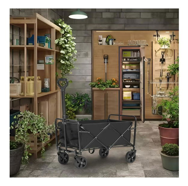 Cărucior de grădină Karla (negru)