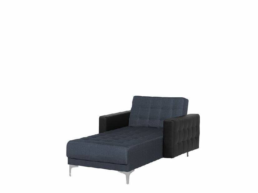 Pihenő fotel ABERLADY (textil) (szürke + fekete)