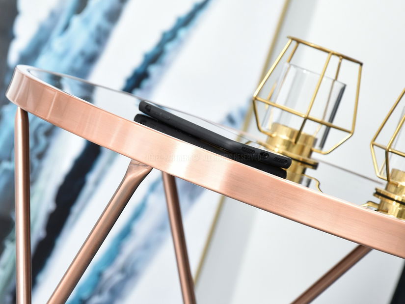 Stolić za kavu Armin S (crna + bakar)