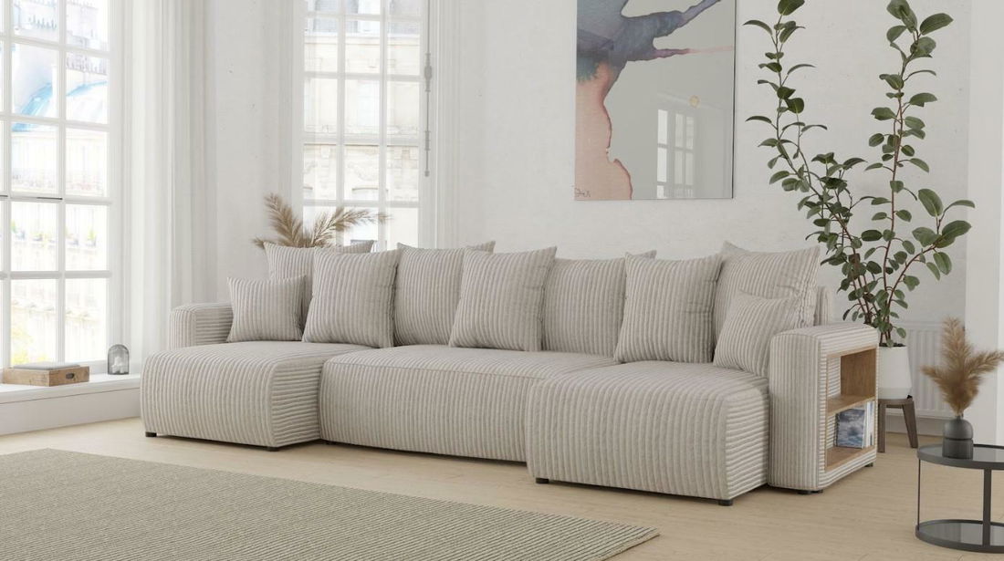 Colțar Solina U (bej deschis)