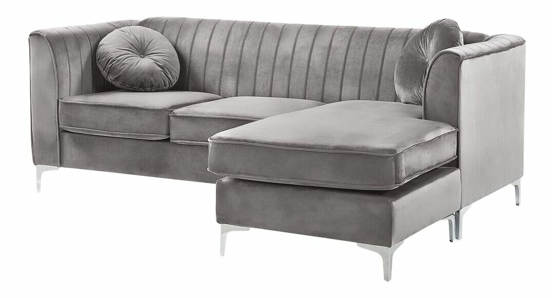 Rohová sedačka TRAMI (sivá) (P)