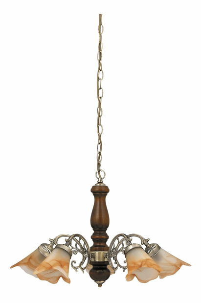 Luster Rustic 3 7095 (bronzová + orech vlašský + hnedá )