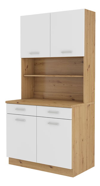 Colț bucătărie Meruna (artisan + Alb)