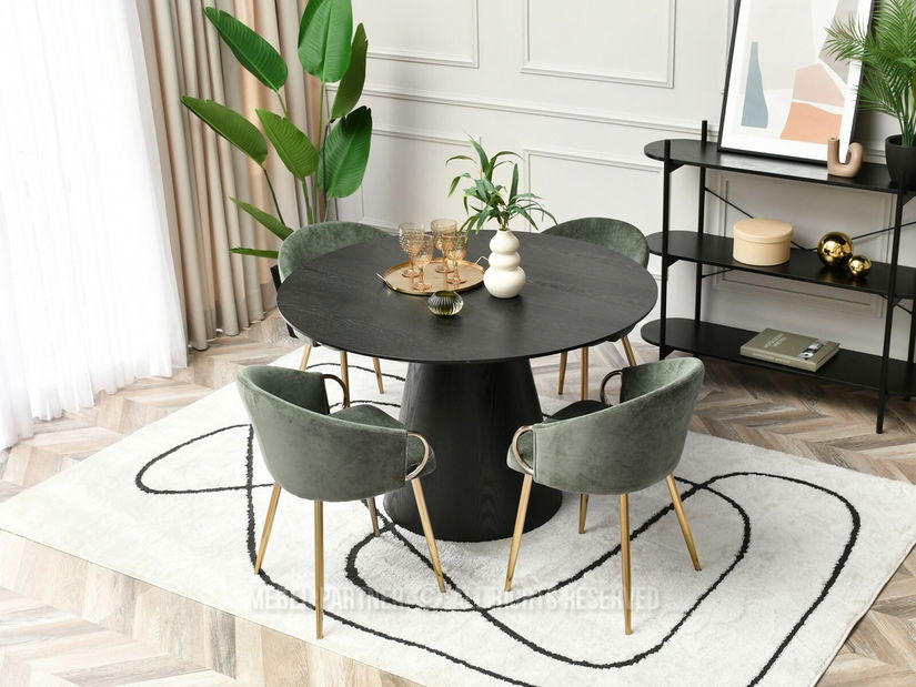 Scaun Carma K (verde + auriu)