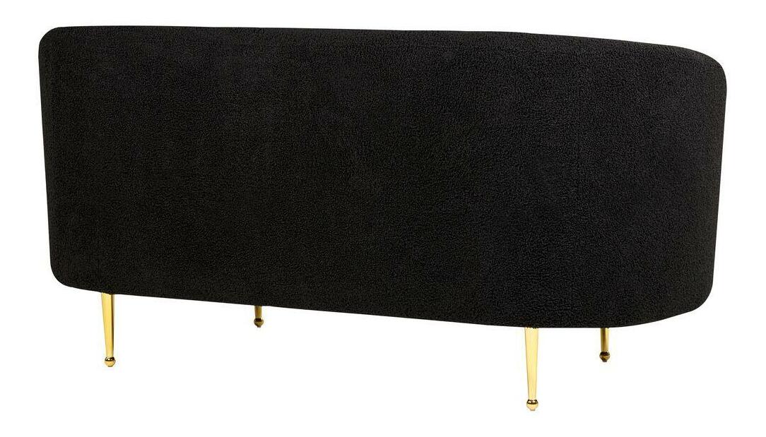 Set canapea fotoliu 2+1 Leon (negru)