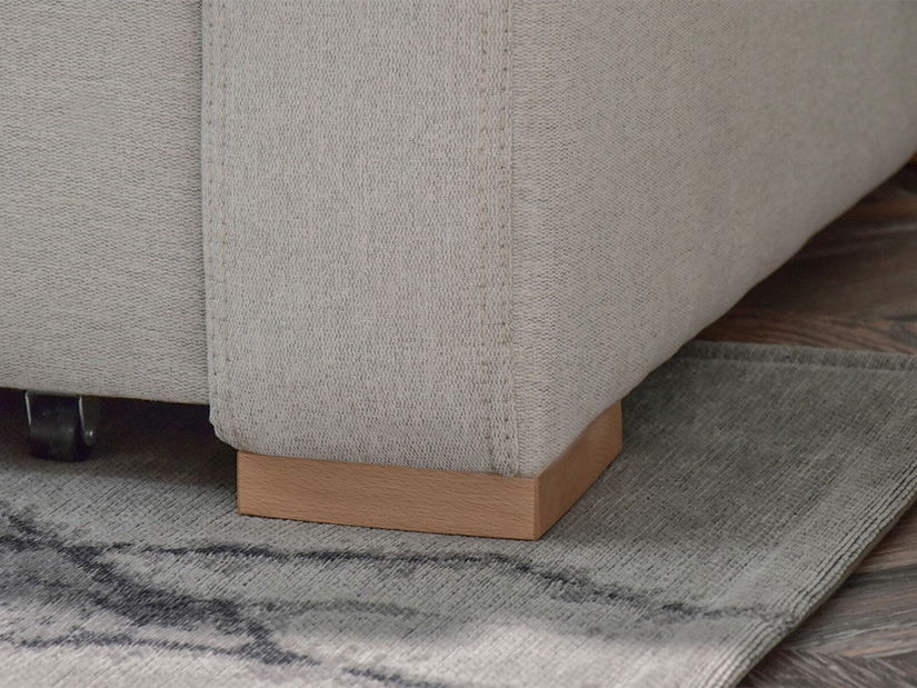 Canapea două locuri Modernos (cenușiu + fag)