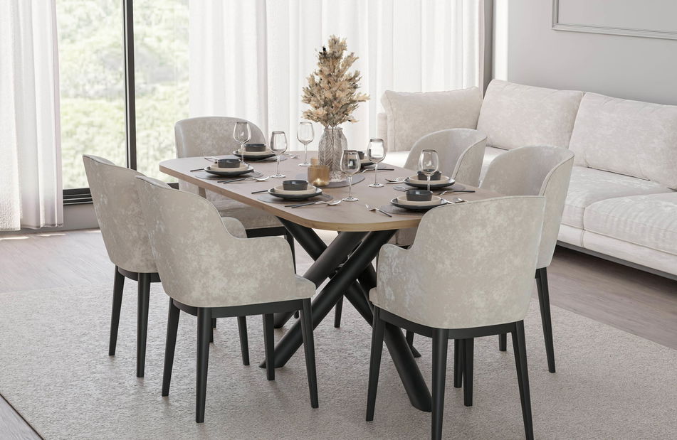 Jedálenský stôl Ossla (dub artisan)