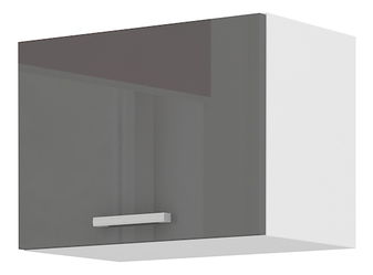 Dulap superior de bucătărie Saria 50 OK 40 (Luciu gri)