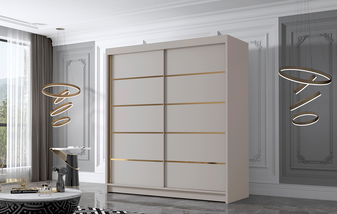 Šatníková skriňa Ballina 1 (kašmír) *výpredaj