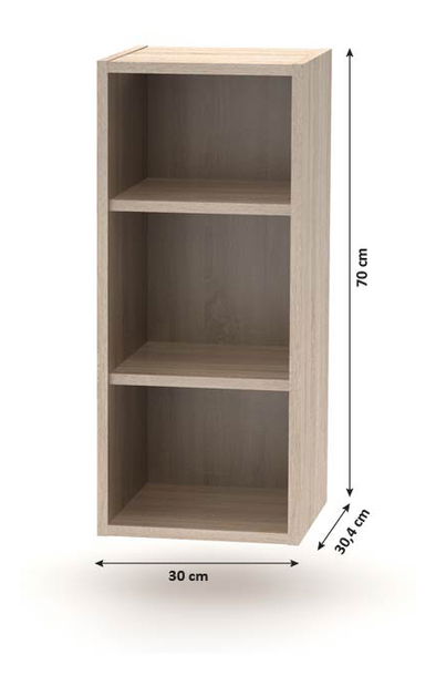 Horný kuchynský regál NOPL-001-OH Noliana (dub sonoma)