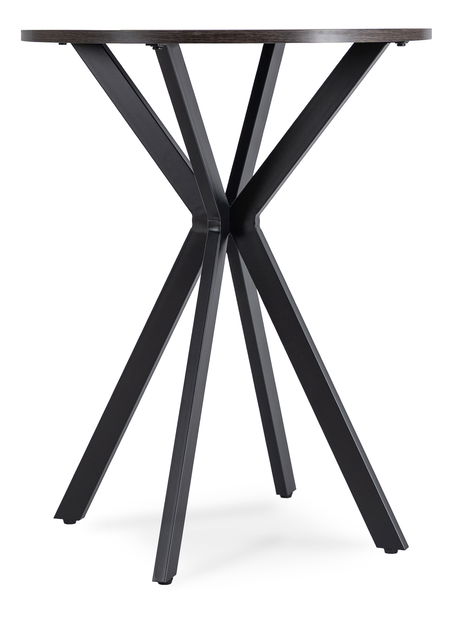 Étkezőasztal Loren 60 (fekete) (4 fő részére)