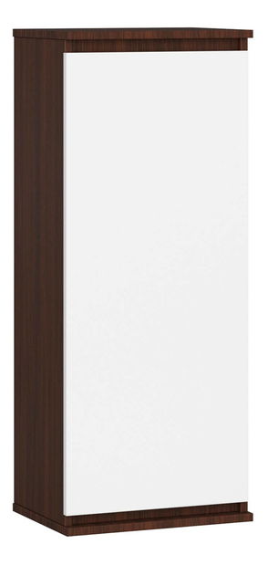 Függesztett szekrény Wren II (wenge + fehér)