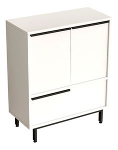 Kuhinjski ormarić Otto 8 A (bijela + crna)