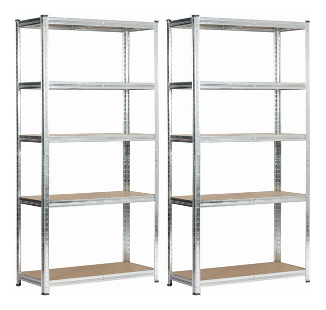 Set 2ks. regálov Sustituido 2 (strieborná)