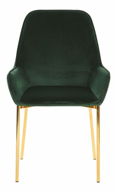 Set 2 ks. jedálenských stoličiek LOVARA (zelená)