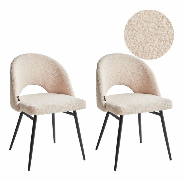 Set 2 ks jedálenských stoličiek Onaza (béžová)